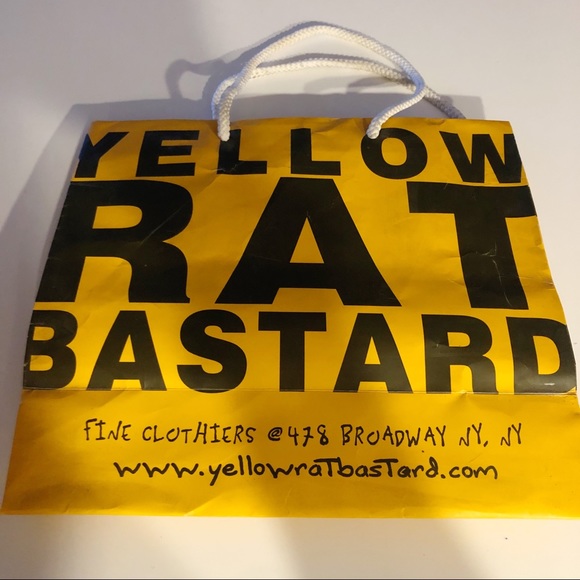 VINTAGE YELLOW RAT BASTARD NYC Men’s Rusty Red Rat Graphic Glow in the Dark Tee - Picture 14 of 16